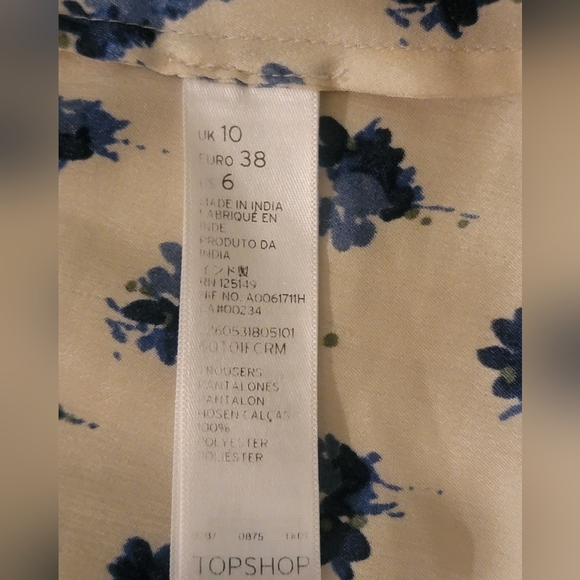 TOPSHOP X Kate Moss Satin Lounge Pants - Picture 7 of 7